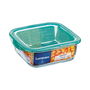 Recipiente Cuadrado Vidrio con Tapa Keep'N Lagon Luminarc 13x6 cm - 76 cL