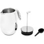Bodum COLUMBIA Cafetière à piston 8 tasses, 1 litre, Argent