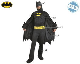 Déguisement Batman Noir Adulte Homme Taille XL - Déguisement pour adulte