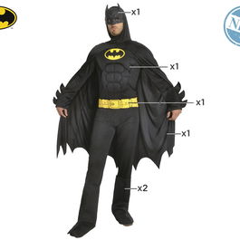 Déguisement Batman Adulte Homme Noir Taille XL