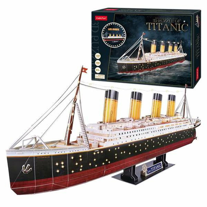 World Brands Puzzle Titanic avec lumière LED, 266 pièces World Brands Puzzle Titanic avec lumière LED, 266 pièces