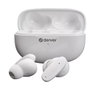 Denver TWE-49ENC Écouteurs Bluetooth Blanc avec réduction de bruit ENC, autonomie 6,5h, étui de charge