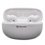 Denver TWE-49ENC Écouteurs Bluetooth Blanc avec réduction de bruit ENC, autonomie 6,5h, étui de charge