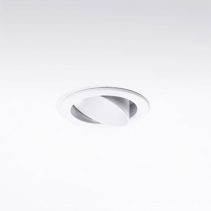 Downlight Rond GU10 Sans Douille ni Ampoule - Blanc - Anneau Encastré pour LED Downlight Rond GU10 Sans Douille ni Ampoule - Blanc - Anneau Encastré pour LED