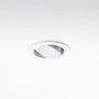 Downlight Rond GU10 Sans Douille ni Ampoule - Blanc - Anneau Encastré pour LED