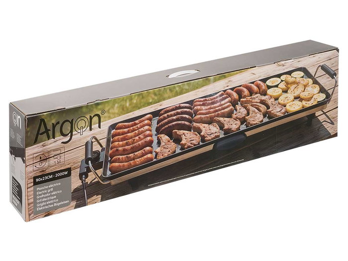 ARGON Plancha de cuisson 2000W 90x23cm