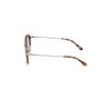 GUESS Lunettes de soleil GU00068-53V rondes havane clair et bleu