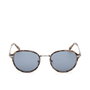 GUESS Lunettes de soleil GU00068-53V rondes havane clair et bleu