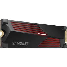 Samsung SSD 990 PRO 1 To MZ-V9P1T0GW, Interne NVMe avec dissipateur thermique et RGB, Performances extrêmes pour PC et PS5, DirectStorage