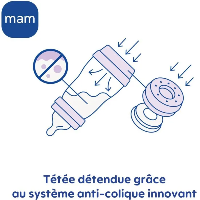 MAM - Coffret Naissance - 4 Biberons Anti-Colique Easy Start (160ml & 260ml), 1 Sucette, 1 Boîte Doseuse de Lait - Sable MAM - Coffret Naissance - 4 Biberons Anti-Colique Easy Start (160ml & 260ml), 1 Sucette, 1 Boîte Doseuse de Lait - Sable