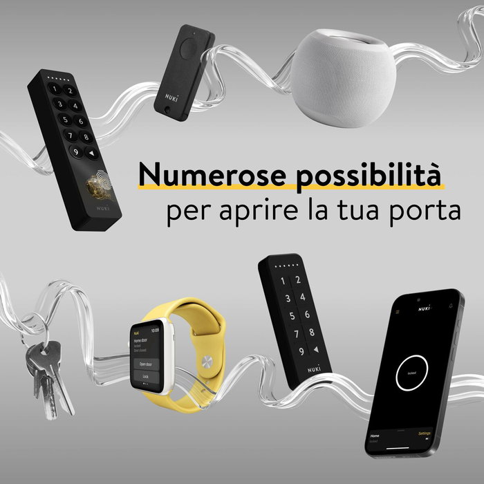 Serrure à mortaiser Nuki Acier inoxydable