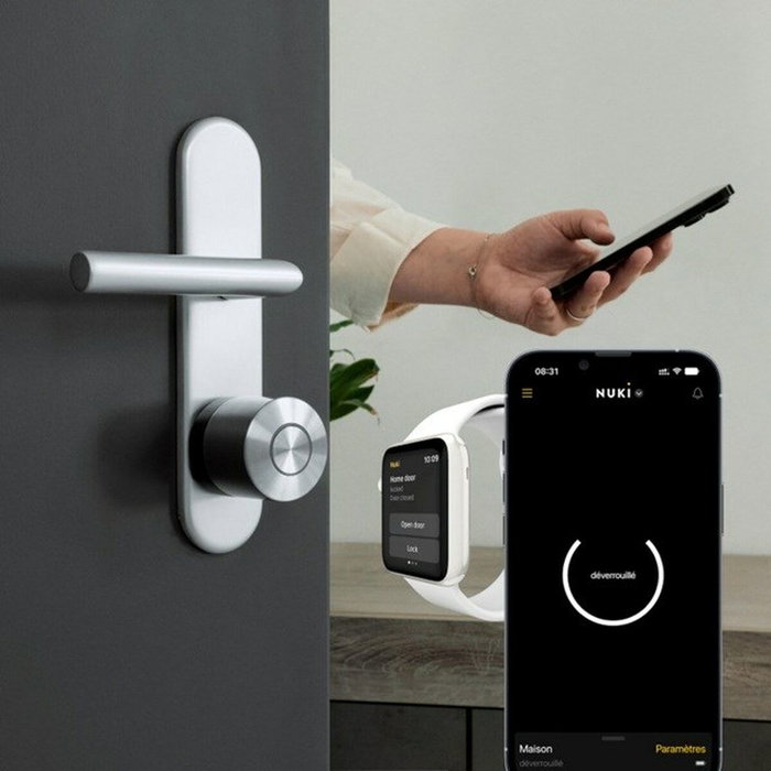 Serrure à mortaiser Nuki Acier inoxydable