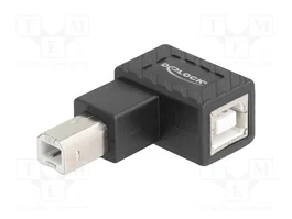 DELOCK Adaptateur USB 2.0 avec socle USB B et prise USB B à 90°