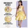 Liragram Déguisement Princesse Disney Bella Classic - 7-8 ans