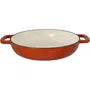 Cosy & Trendy Cocotte en Fonte Émaillée Fontestic 28 cm - Fonte Durable, Tous Feux Dont Induction - Poêle à Grill, Série Fontestic, Couleur Rouille