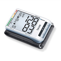 Beurer BC-85 Tensiomètre de Poignet Bluetooth avec Fonction USB et Écran XXL - Compatible avec Smartphone - Indicateur de Positionnement - Certifié Cliniquement selon ESH