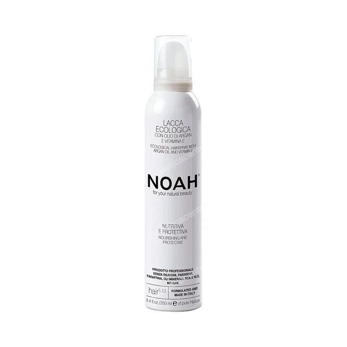 NOAH Laque Capillaire avec Vitamine E - Fixation Forte, 250 ml NOAH Laque Capillaire avec Vitamine E - Fixation Forte, 250 ml