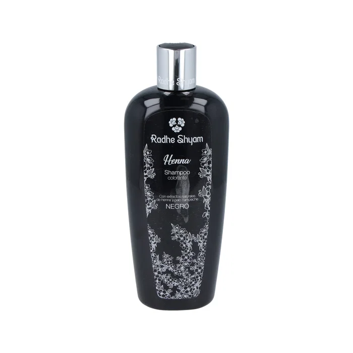 Radhe Shyam Shampooing Henné Couleur Noir 400ml - Maintien de la Coloration Cheveux Radhe Shyam Shampooing Henné Couleur Noir 400ml - Maintien de la Coloration Cheveux