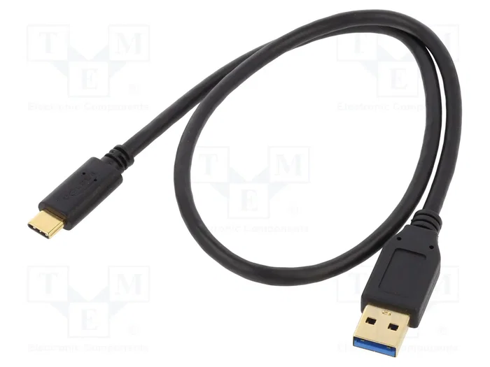 DELOCK Câble USB A vers USB C 10Gbps 0,5m Noir DELOCK Câble USB A vers USB C 10Gbps 0,5m Noir