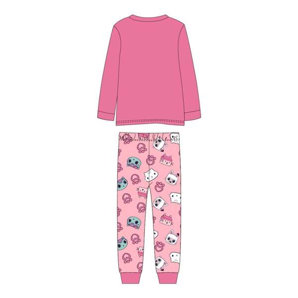 Cerdá - Pijama long Gabby's Dollhouse 3 ans - Single jersey rose pour enfant Cerdá - Pijama long Gabby's Dollhouse 3 ans - Single jersey rose pour enfant