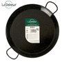 La Dehesa Paellera Émaillée 34 cm - 6 Rations, Acier Émaillé Noir (Set de 6)