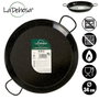 La Dehesa Paellera Émaillée 34 cm - 6 Rations, Acier Émaillé Noir (Set de 6)
