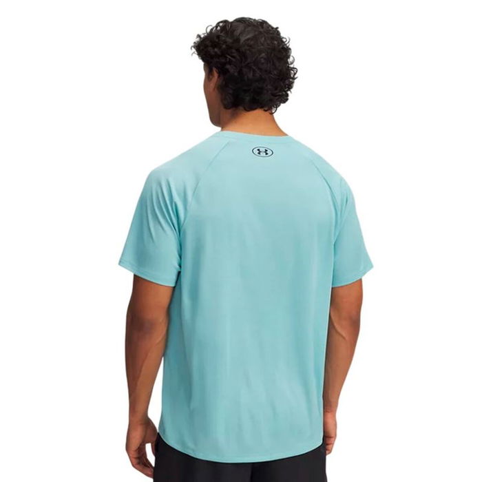 T-shirt à manches courtes homme Under Armour Tech Textured Ss Bleu ciel M