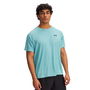 T-shirt à manches courtes homme Under Armour Tech Textured Ss Bleu ciel M