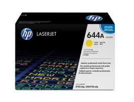 HP Toner LaserJet 644A Jaune Authentique - Cartouche d'impression couleur HP ColorSphere pour résultat rapide et irréprochable