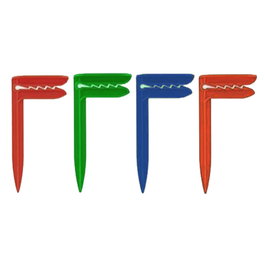 Marbueno Set de 4 Pinces pour Serviette Plastique Couleurs Assorties 14,7x7,3x3 cm Plage et Jardin MARBUENO SUMMER 10503