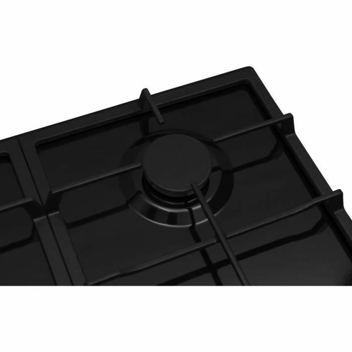 Amica PGA6101ApCb RETRO Table de cuisson à gaz 4 foyers, Noir