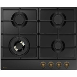Amica PGA6101ApCb RETRO Table de cuisson à gaz 4 foyers, Noir