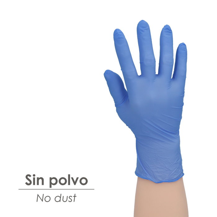 WOLFPACK LINEA PROFESIONAL Gants jetables en nitrile bleu-violet Taille S WOLFPACK LINEA PROFESIONAL Gants jetables en nitrile bleu-violet Taille S