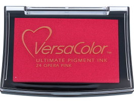 Tsukineko VERSACOLOR Tampon encreur rose opera 95x65mm