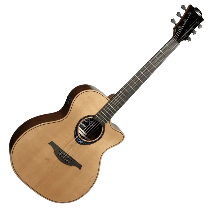 LAG Guitare Acoustique Auditorium Cutaway A/E Blue Wave 2 LAG Guitare Acoustique Auditorium Cutaway A/E Blue Wave 2