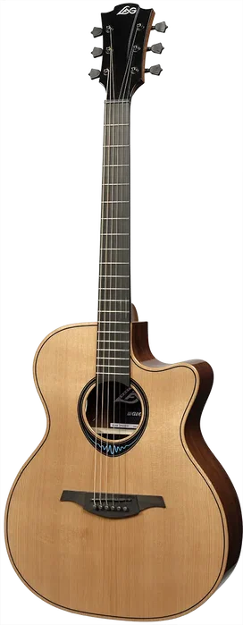 LAG Guitare Acoustique Auditorium Cutaway A/E Blue Wave 2 LAG Guitare Acoustique Auditorium Cutaway A/E Blue Wave 2