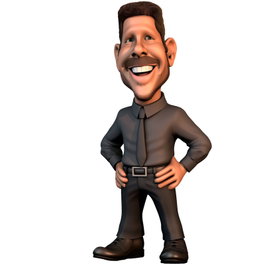 MINIX Figurine Minix Cholo Simeone Atletico de Madrid 7 cm