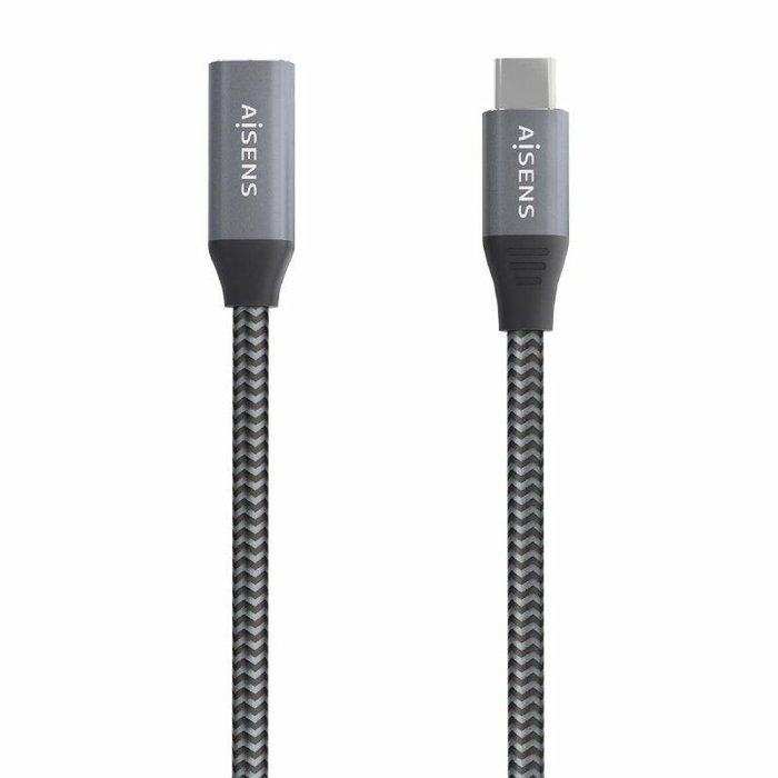 Aisens Câble Rallonge USB-C A107-0760 Gris 50 cm