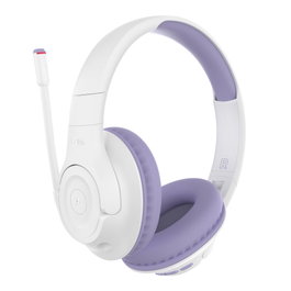 Belkin Soundform Inspirer Casque Supra-auriculaire pour Enfants Bluetooth Blanc/Lavande