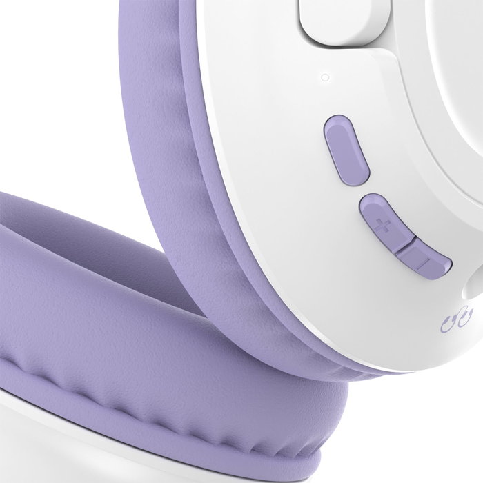 Belkin Soundform Inspirer Casque Supra-auriculaire pour Enfants Bluetooth Blanc/Lavande Belkin Soundform Inspirer Casque Supra-auriculaire pour Enfants Bluetooth Blanc/Lavande