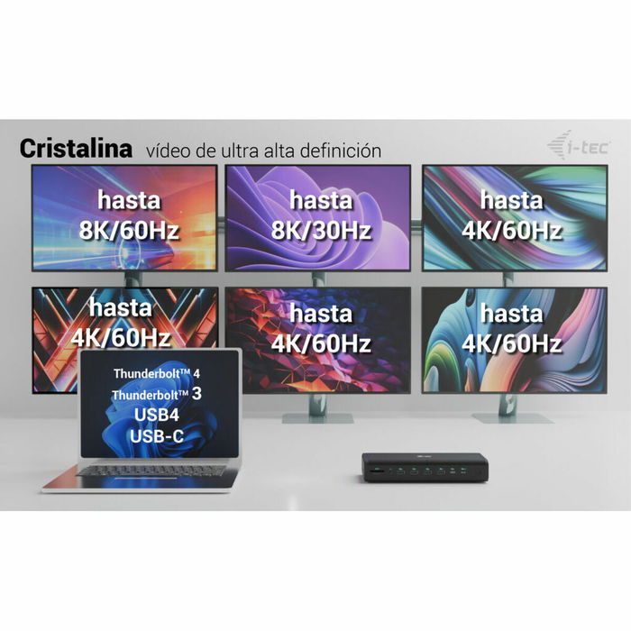 Station d'acceuil i-Tec CA6MONITORDOCKPD Station d'acceuil i-Tec CA6MONITORDOCKPD