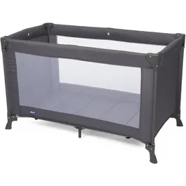 Chicco Lit de Voyage Pliant Goodnight Pegaso - Bleu, Sécurité Double, Matelas Rembourré, Housse de Transport, de la Naissance à 4 Ans