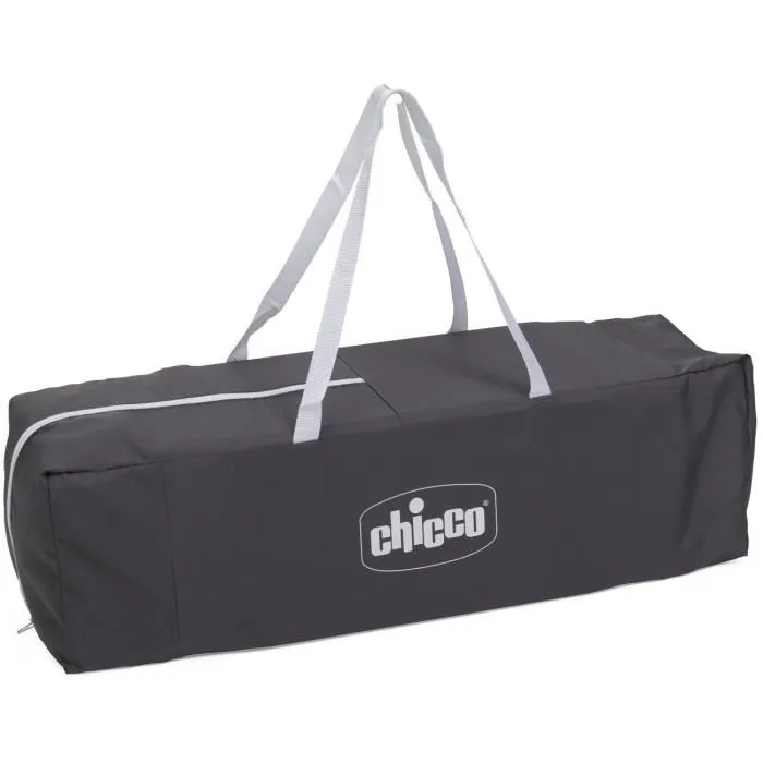 Chicco Lit de Voyage Pliant Goodnight Pegaso - Bleu, Sécurité Double, Matelas Rembourré, Housse de Transport, de la Naissance à 4 Ans