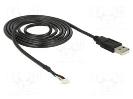 DELOCK Câble USB 2.0 avec connecteur à broches 5pin, 1,5m