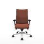 Piqueras Y Crespo Chaise de bureau Albacete confidente, Marron, Mécanisme Synchrone, Bras 2D