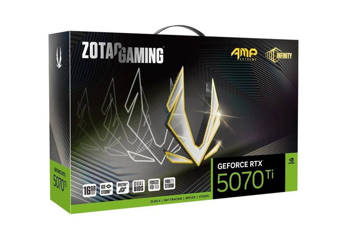 ZOTAC GAMING GeForce RTX 5070 Ti AMP Extreme INFINITY 16GB GDDR7 Carte Graphique