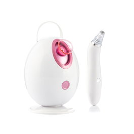 Pack Sauna Facial Électrique et Appareil Électrique pour Nettoyer le Visage des Points Noirs InnovaGoods