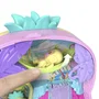 Polly Pocket - Coffret Ananas Et Oistiti avec 7 Accessoires Inclus dont Porte-clés, Mini-figurine et Animal