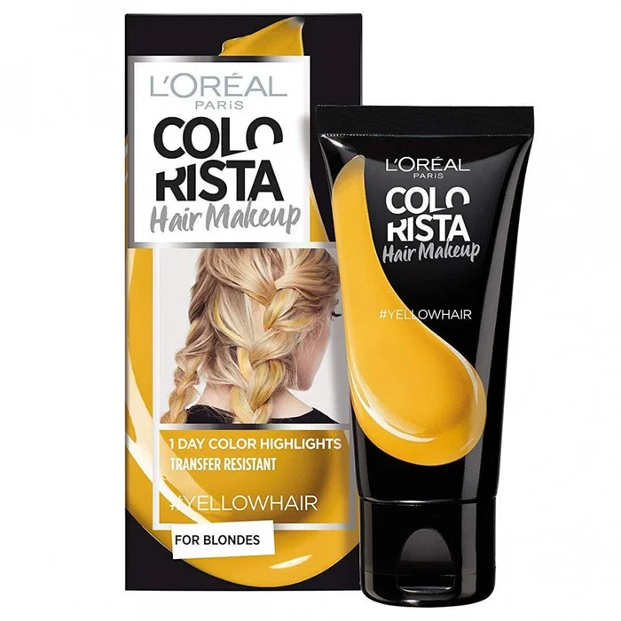 L'Oreal Paris Colorista Hair Makeup Teinture capillaire semi-permanente #YELLOWHAIR L'Oreal Paris Colorista Hair Makeup Teinture capillaire semi-permanente #YELLOWHAIR