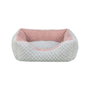 Trixie Kaline Mio Panier pour chien 65 x 50 cm Gris / Vieux rose